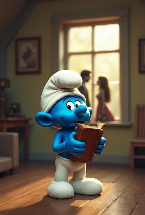  Smurf cures for a marriage with a bible in his hand