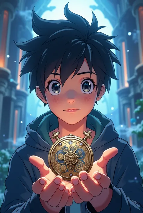  cover of a book that is about an ownerless watch, But anime version 