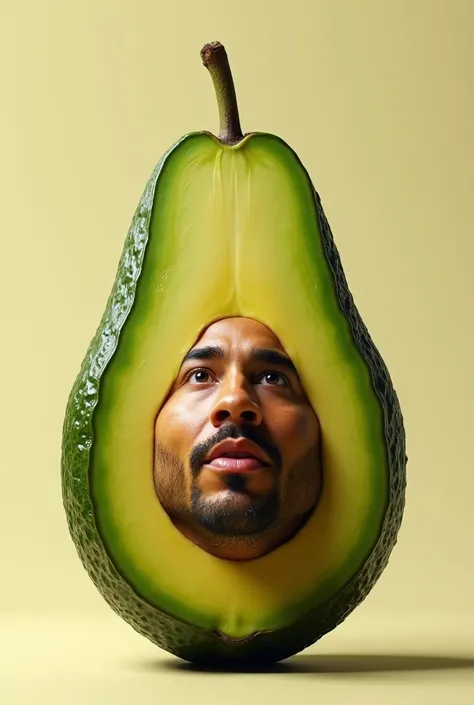 You can create the image of an avocado with the face of the Colombian player Richard Rios Montoya in place of the seed I want it in the sentro 