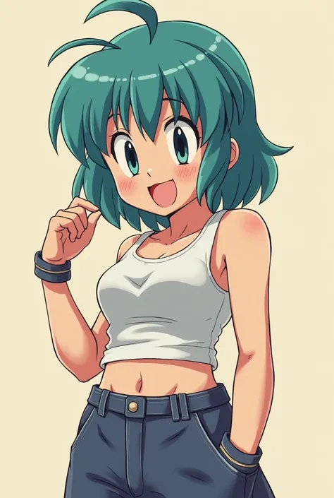 Create a rule 34 image of bulma
