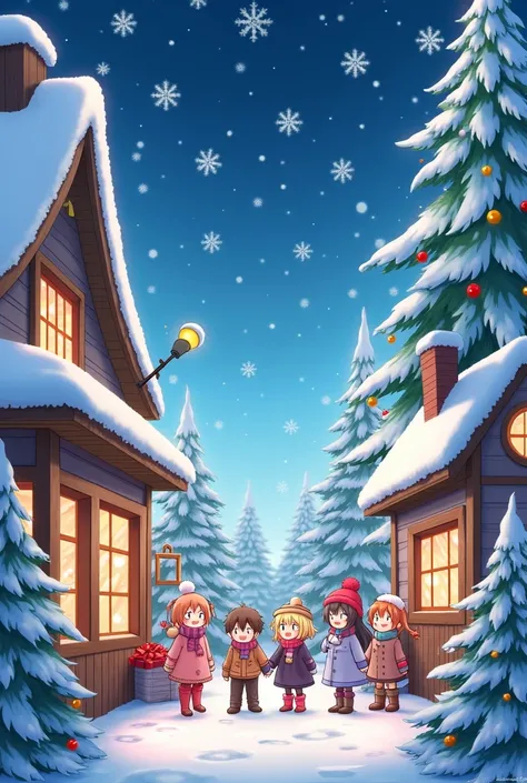 anime in crishmas