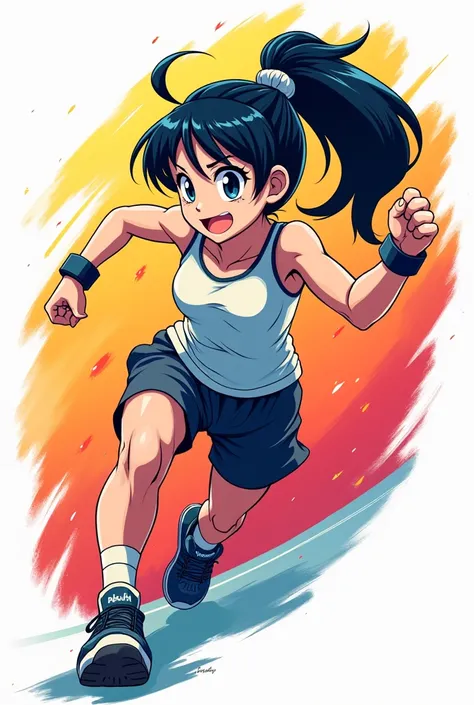 Anime sexy sport school logo