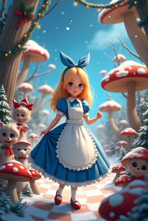 Alicia in the Wonderland merry christmas 