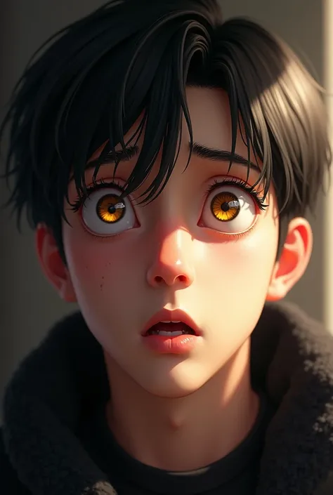 (((masterpiece))), (((best quality))), ((ultra-detailed)), (hyperrealistic), (highly detailed CG illustration),cinematic light, intricate facial features, mesmerizing eyes with vibrant colors and delicate shading, dynamic lighting, detailed background elem...