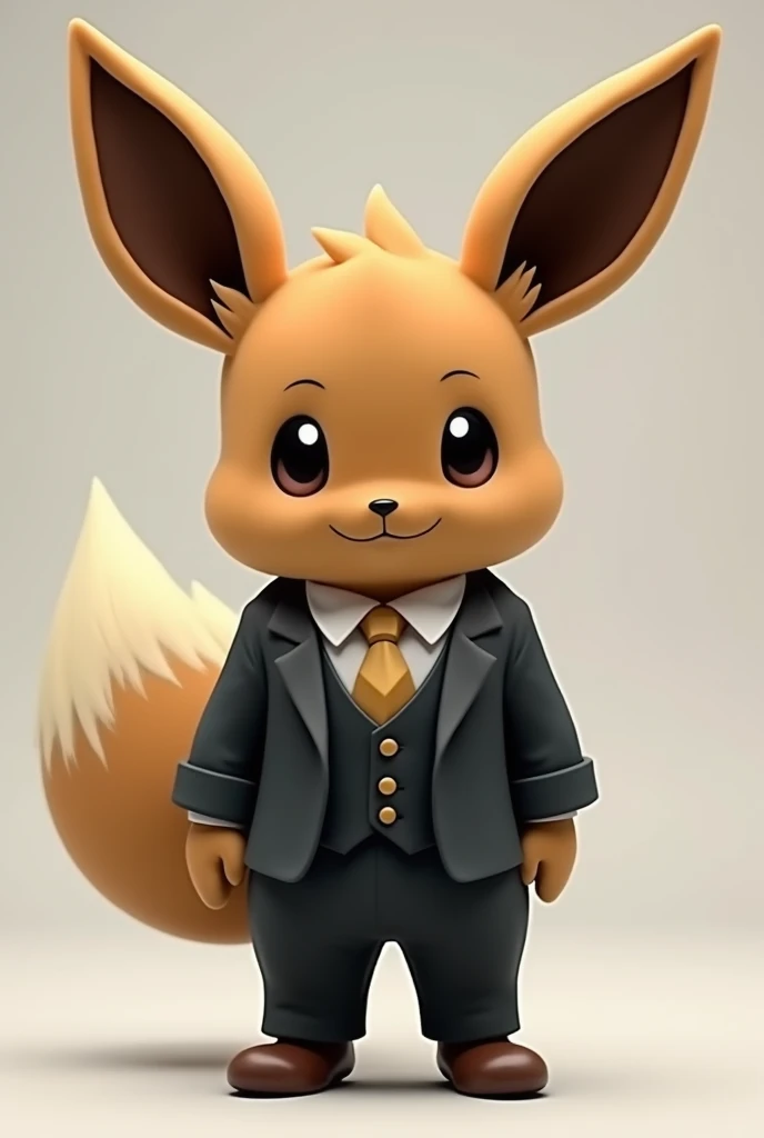 An eevee in an elegant mens suit 