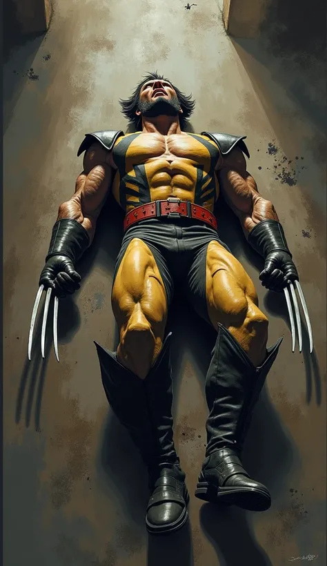 Wolverine e Dead pull,  artwork, Paint-like , classic style 