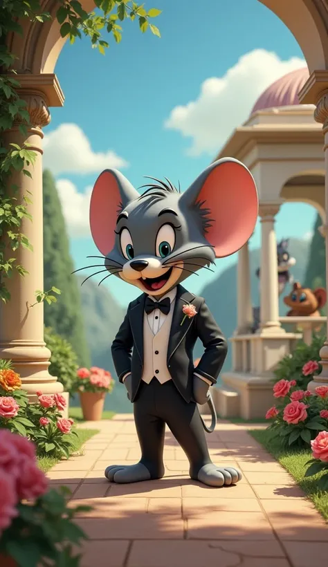 jerry from tom and jerry wedding pic