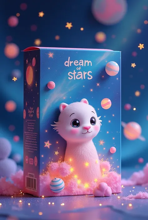  planetarium goods　Aromatherapy oil　pink　Dream of Stars theme 　Pop and cute feeling　 package design