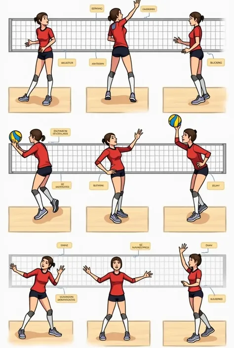 The 7 fundamentals of volleyball