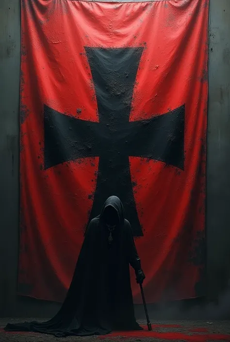 I would like to have a Nazi flag in a sertion mixed with the red cross symbol.