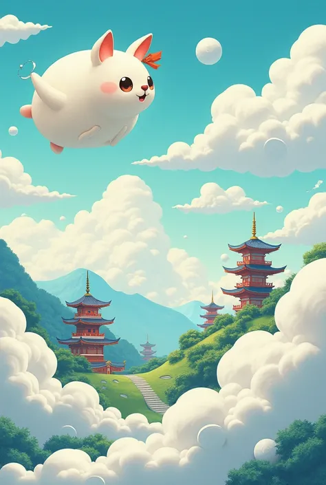 Animated Japanese clouds
