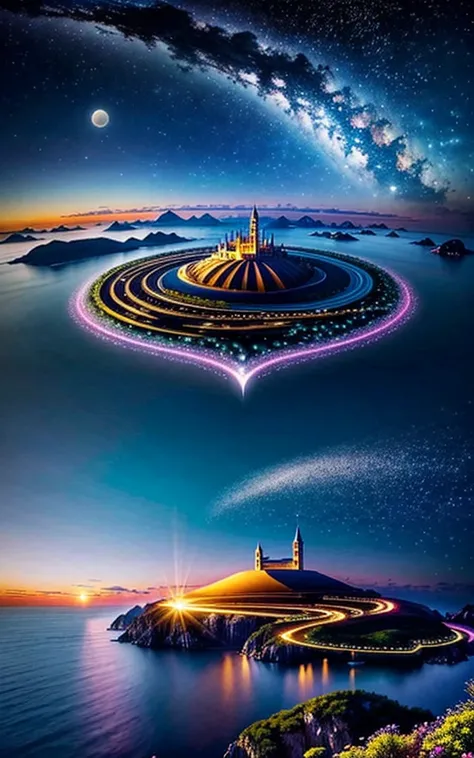 Spectacular views、 Future Cities 、god秘的、 Vivid 、 is glittering、 magic 、 surrealism 、god々、 amazing、Little Star, beautiful scenery, Inspiring Scenery, Spectacular Scenery ,Breathtaking Scenery , amazing風景, Emotionally Shaking Scenery,Charming landscape,Impre...