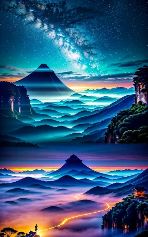 Spectacular views, Future Cities ,god秘的,  Vivid , is glittering, magic ,  surrealism ,god々Shii, 素晴らShii, The little star ,美Shii景色, Inspiring Scenery, Spectacular Scenery ,Breathtaking Scenery ,素晴らShii風景, Emotionally Shaking Scenery,Charming landscape,Impre...