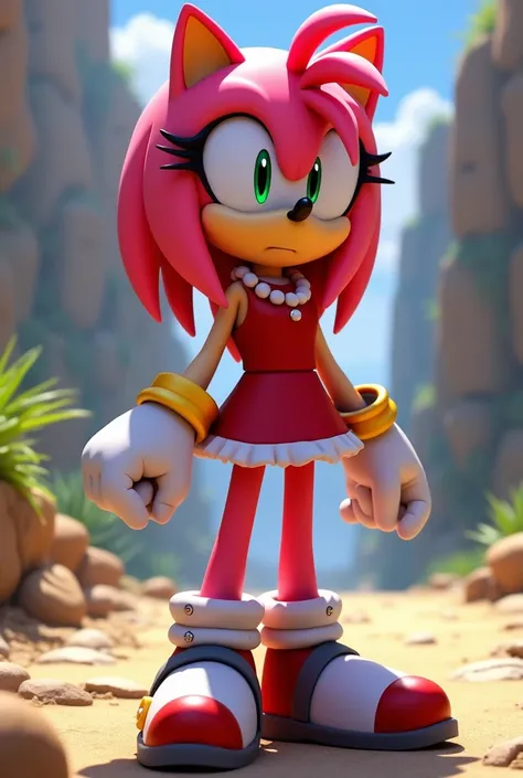 Amy Rose from Sonic franchise naked