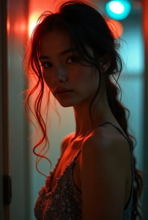 girl，cinematic lighting