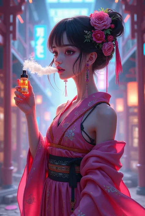 Gigi the manga princess who vape