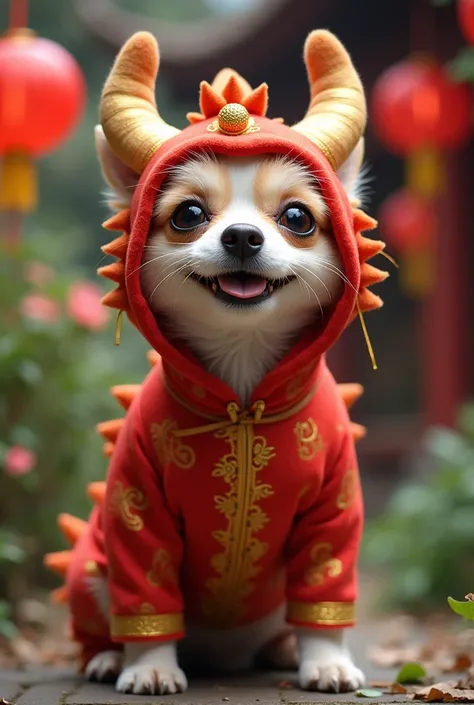 dog costume mushu of Mulan
