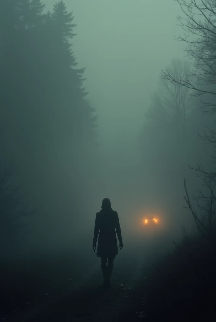  For the cover of Echoes in the Mist ,  imagine a solitary figure with their backs ,  walking through a thick fog that seems to absorb everything to your step. in the distance,  shadows of other people are glimpsed ,  but all are partially faded ,  as if t...