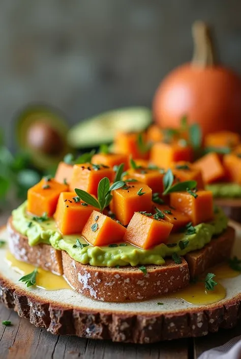 Sweet Potato and Avocado Toast