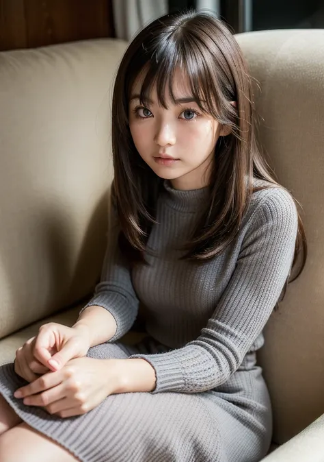  best quality, Face focus, Soft light,  ultra high resolution, (Photographically:1.4),  RAW Photos,
 1 Japanese girl hiding her face a little, Alone, cute, (pupil, pupilに光),   detailed beautiful face, ( small breasts),( High Resolution Human Skin Texture D...