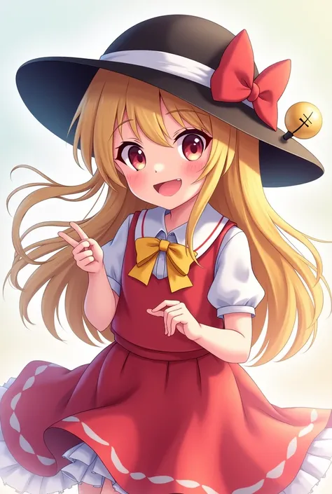  1 girl,  high definition , Long Hair,  smiles, bell hat,  anime style, 