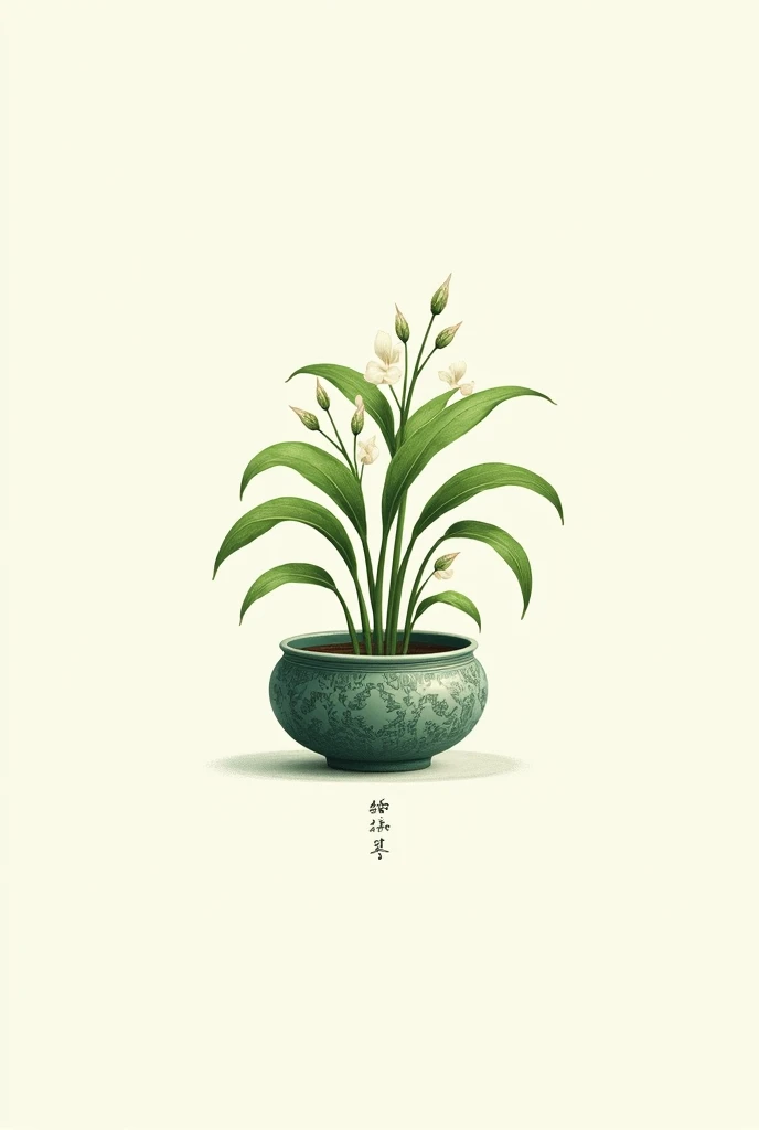 Logo Tea Cane Plant Pot