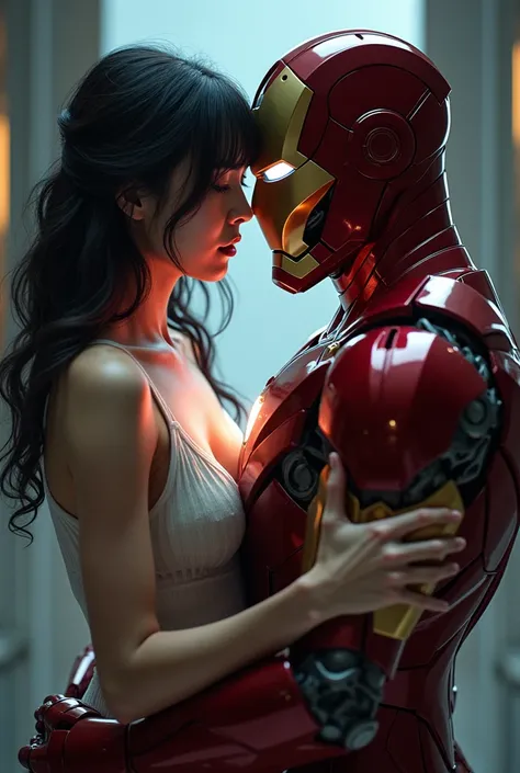 Korean woman having sex with Iron Man