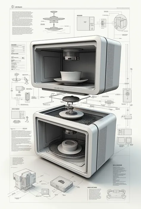 Microwave blueprints do not use direct power