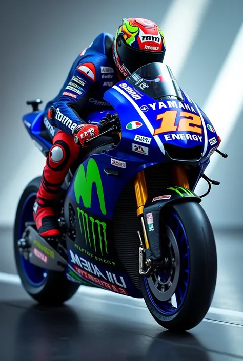 Motogp Yamaha livery monster energy And 19 year old man Number 12