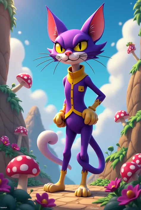 Waluigi cat 