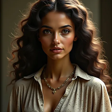 Create an ultra-realistic image of this Israeli woman. she is extremely beautiful.