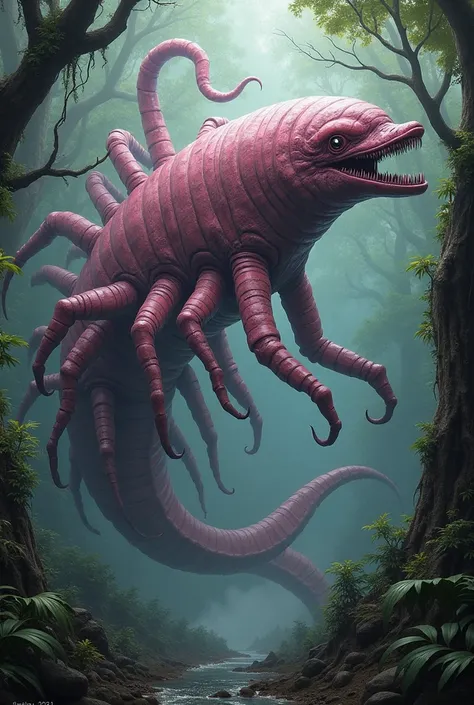 pink river dolphin into amazonion giant centipede hydries monstrous ficres