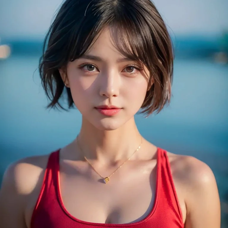 a close up of a woman Have a tattoo on her chest, of taiwanese girl Have a tattoo, beautiful Asian girl,  ผมหางม้, ผมยาวมาก, ผมยาวเป็นพิเศษ ยาว 2 เมตร, beautiful Chinese model , Beautiful Asian women, , Chinese girl,  she was wearing a black singlet , มีผิ...