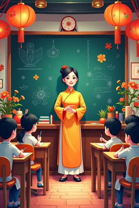 I want to create a 20th Vietnamese Teachers Day Greeting Card/11