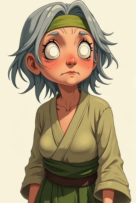 Toph Beifong Old Woman nude cartoon version, small breasts