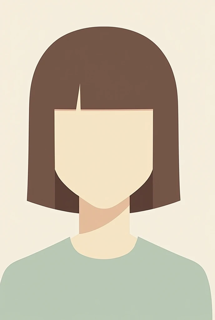 Simple, face,  character, Jackie, square