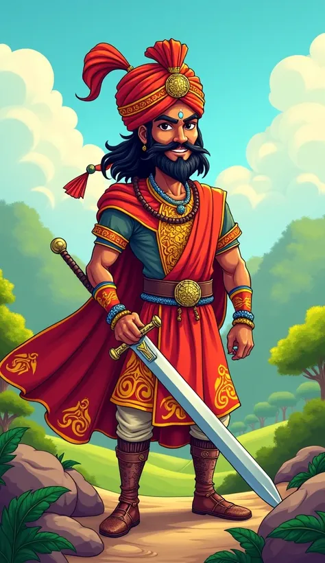 veer shivaji cartoon image