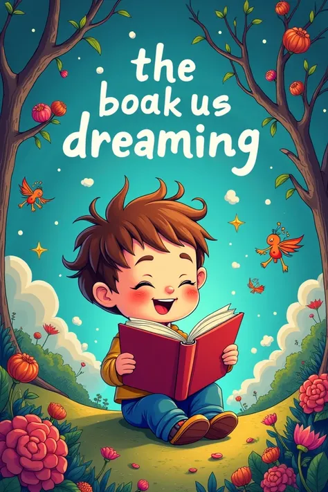 Editorial cartooning about reading, dreaming and celebrating