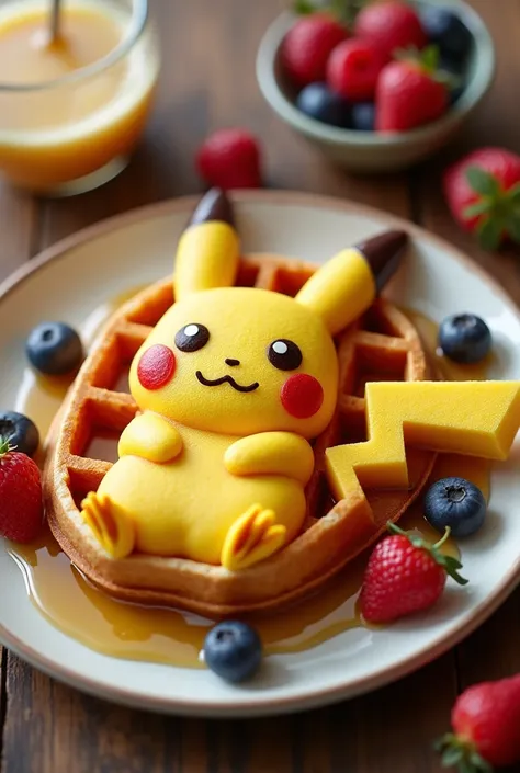 A Pokémon waffle 