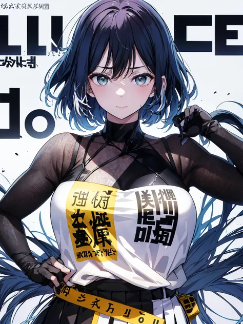 (((dramatic)))、(((Rough)))、(((intense)))) the movie poster appears as the central character 。 she is modest at the center of the poster 、アイドルCostumeを着ています、A firm expression。  The background is dark and rough  、Feeling drunk。 textはBoldで人目を引く 、 attractive sl...