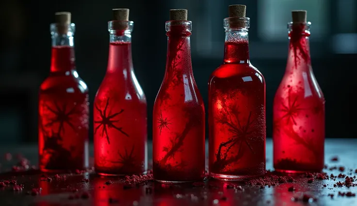 Can you generate original 
blood bottles 