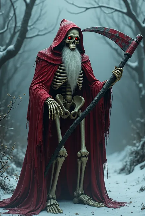 Grim Reaper and Santa Claus fusion 