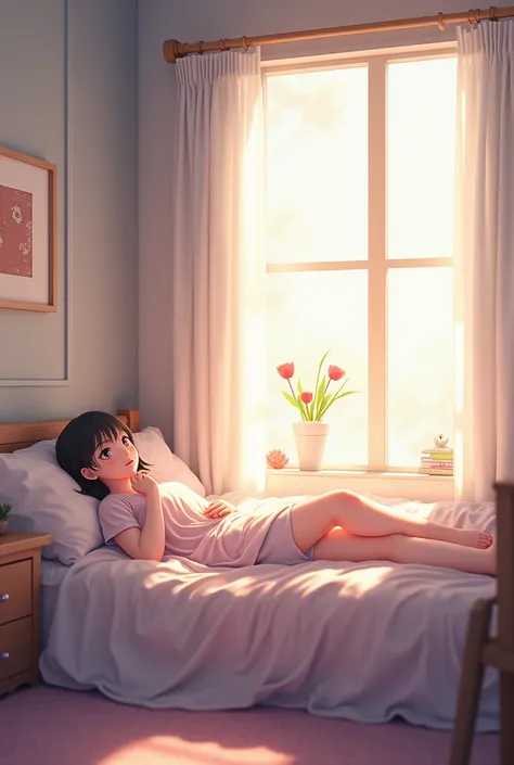 bed room anime chill