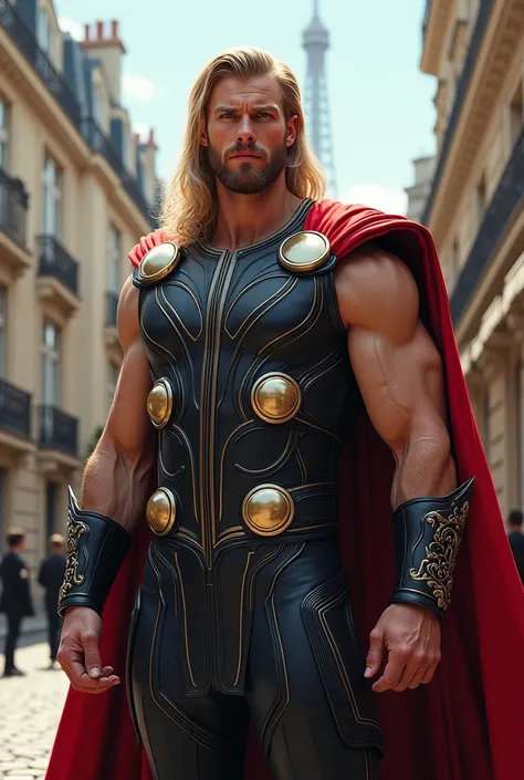 create a marvel  thor as France style 