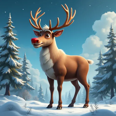 Rudolf the Reindeer realist 