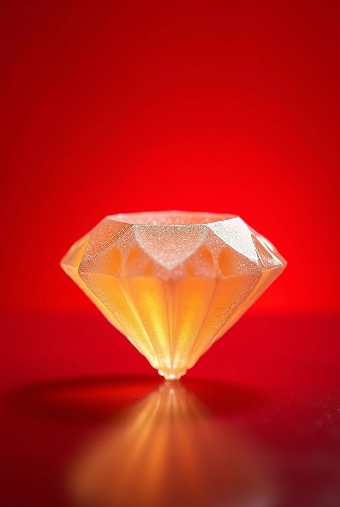 Stretched Diamond shaped burfi at 50% opacity with a red background displaying subheading words JIFUNZE HATUA KWA HATUA 