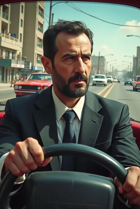 Assad is driving cars