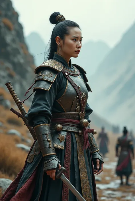 A female soldier goes to war in ancient Chinese fiction