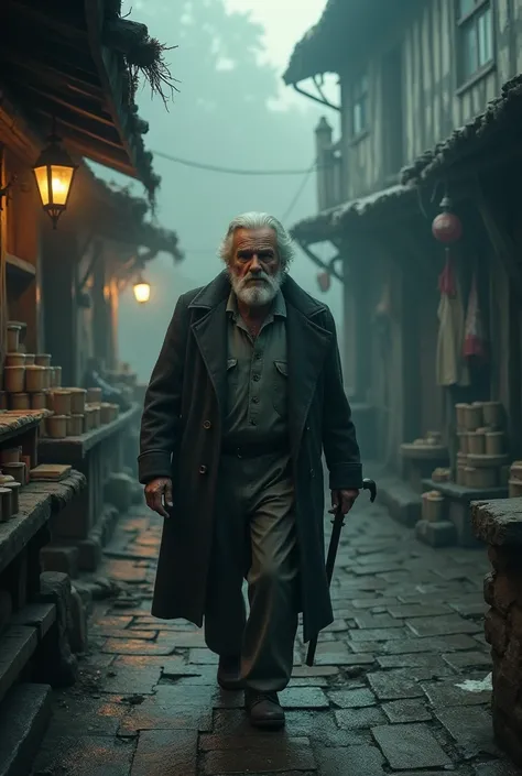  The old Shopkeeper seeks revenge against the devil in Kilipzec , , a mythical and ominous place, ,  for the death of his family and the destruction of his life .  Despite the warnings of a man he meets on the way,  Tendero continues his search . Upon arri...