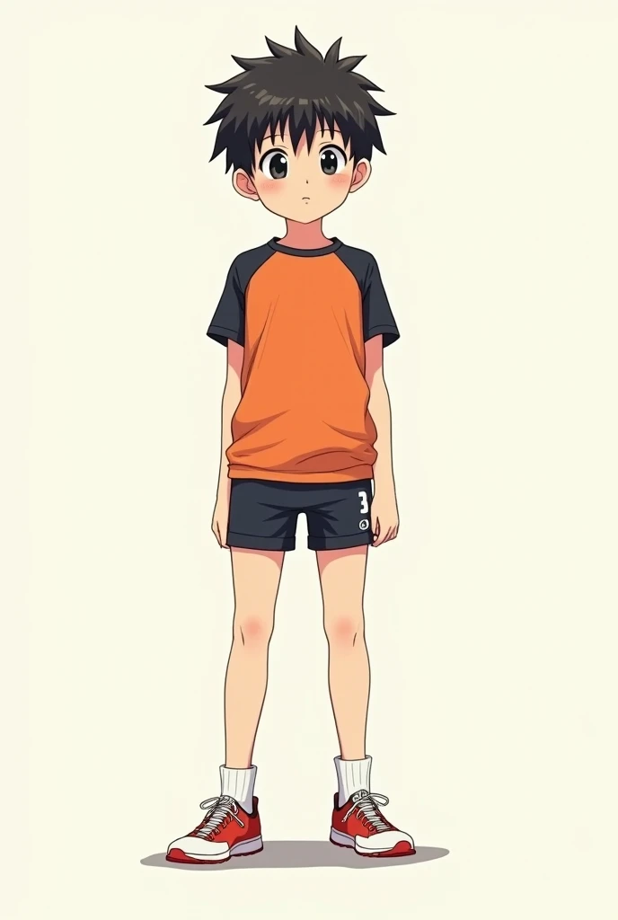 anime shota, boy, , short tights, short leggings, sportswear, manga